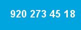 920 273 45 18 920 273 45 18